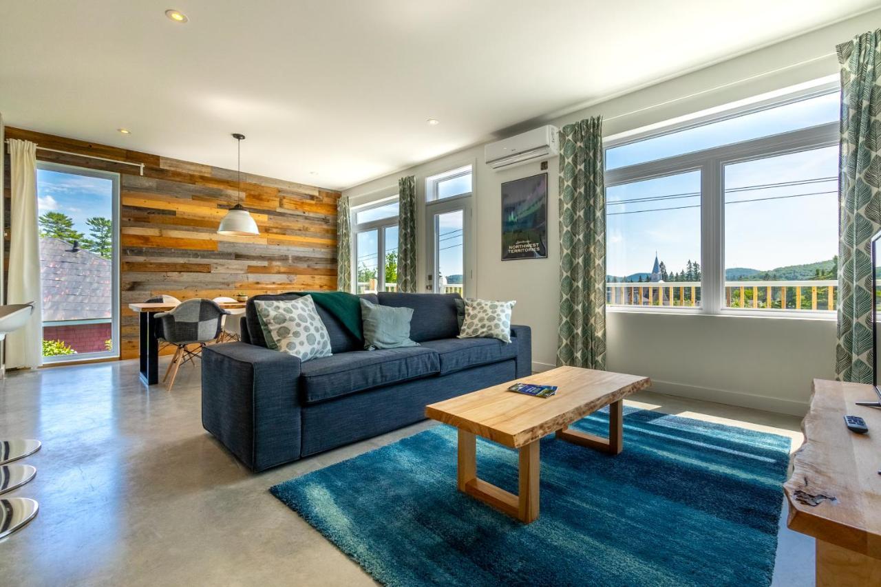 Hotel-Appartements De La Gare Val-David Eksteriør bilde