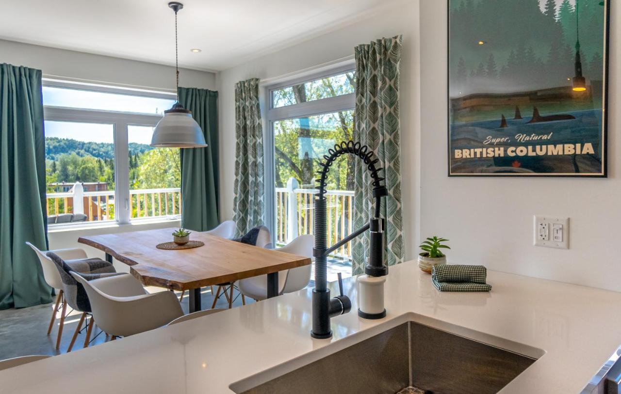 Hotel-Appartements De La Gare Val-David Eksteriør bilde